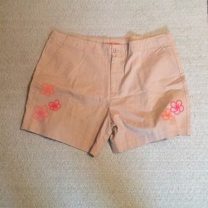 Tan Lands’ End shorts